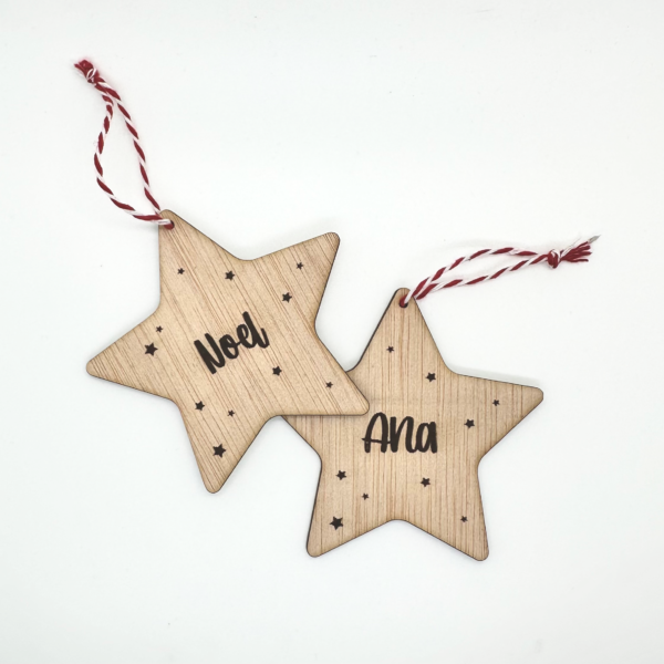 Adorno Estrella Personalizado